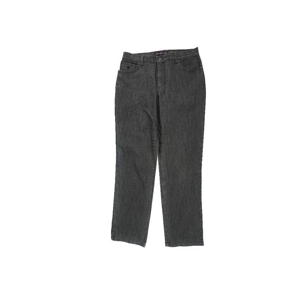 Gloria Vanderbilt Amanda Straight Leg Women's size 12 Gray Denim Jeans - Picture 1 of 4